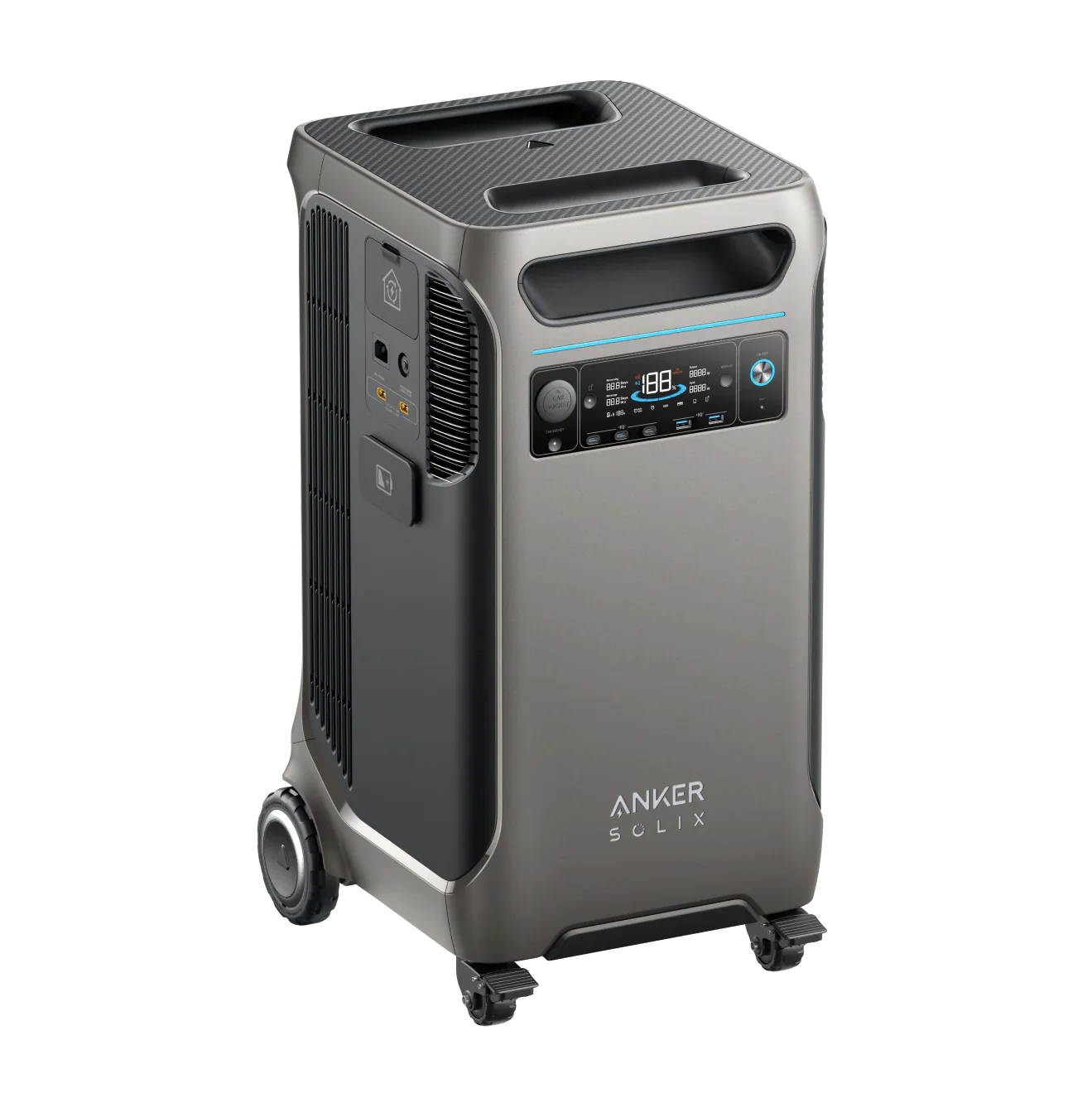 Anker SOLIX F3800 Portable Power Station, 3840Wh, LiFePO4 Batteries, Ultra-High 6000W AC Output