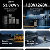 Anker SOLIX F3800 Portable Power Station, 3840Wh, LiFePO4 Batteries, Ultra-High 6000W AC Output