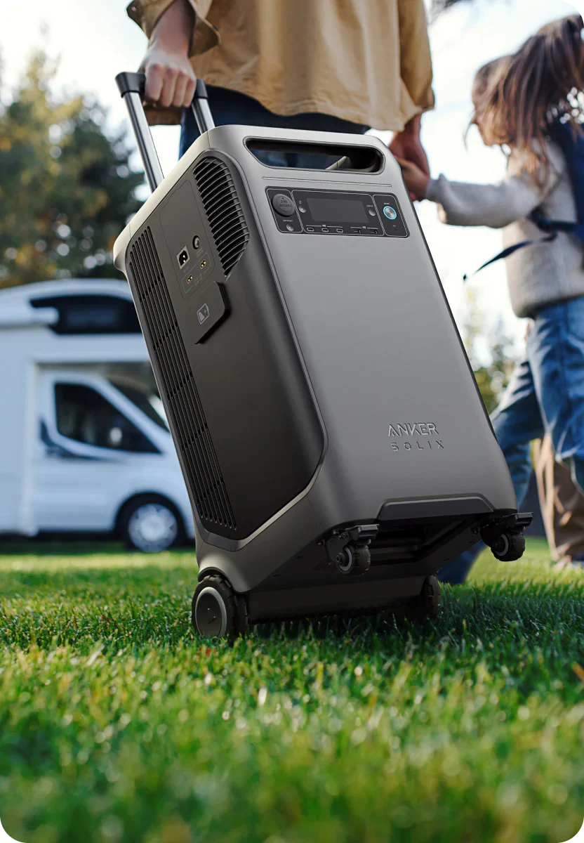Anker SOLIX F3800 Portable Power Station, 3840Wh, LiFePO4 Batteries, Ultra-High 6000W AC Output