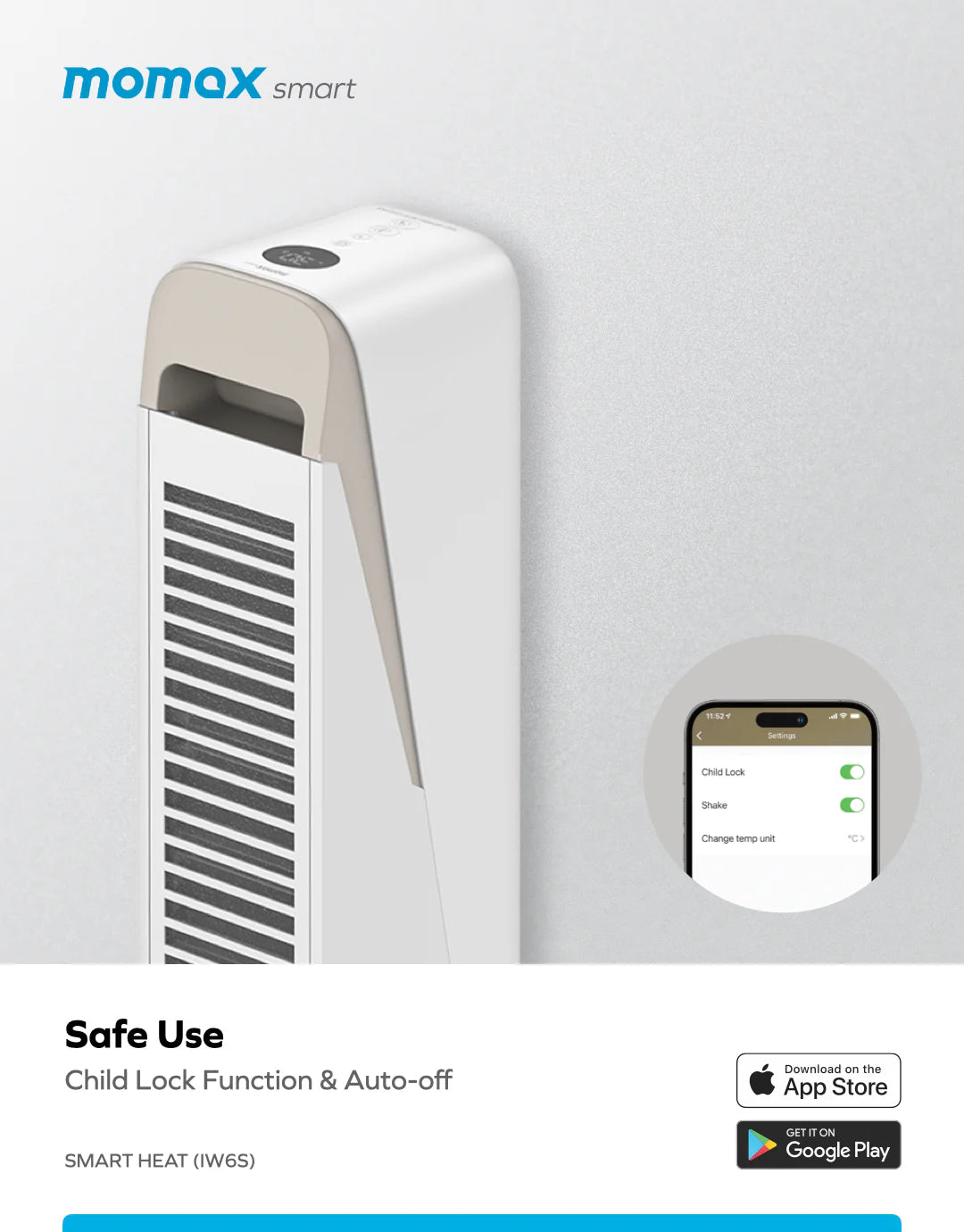 Smart Heat IoT Medium Space Heater (IW6S)