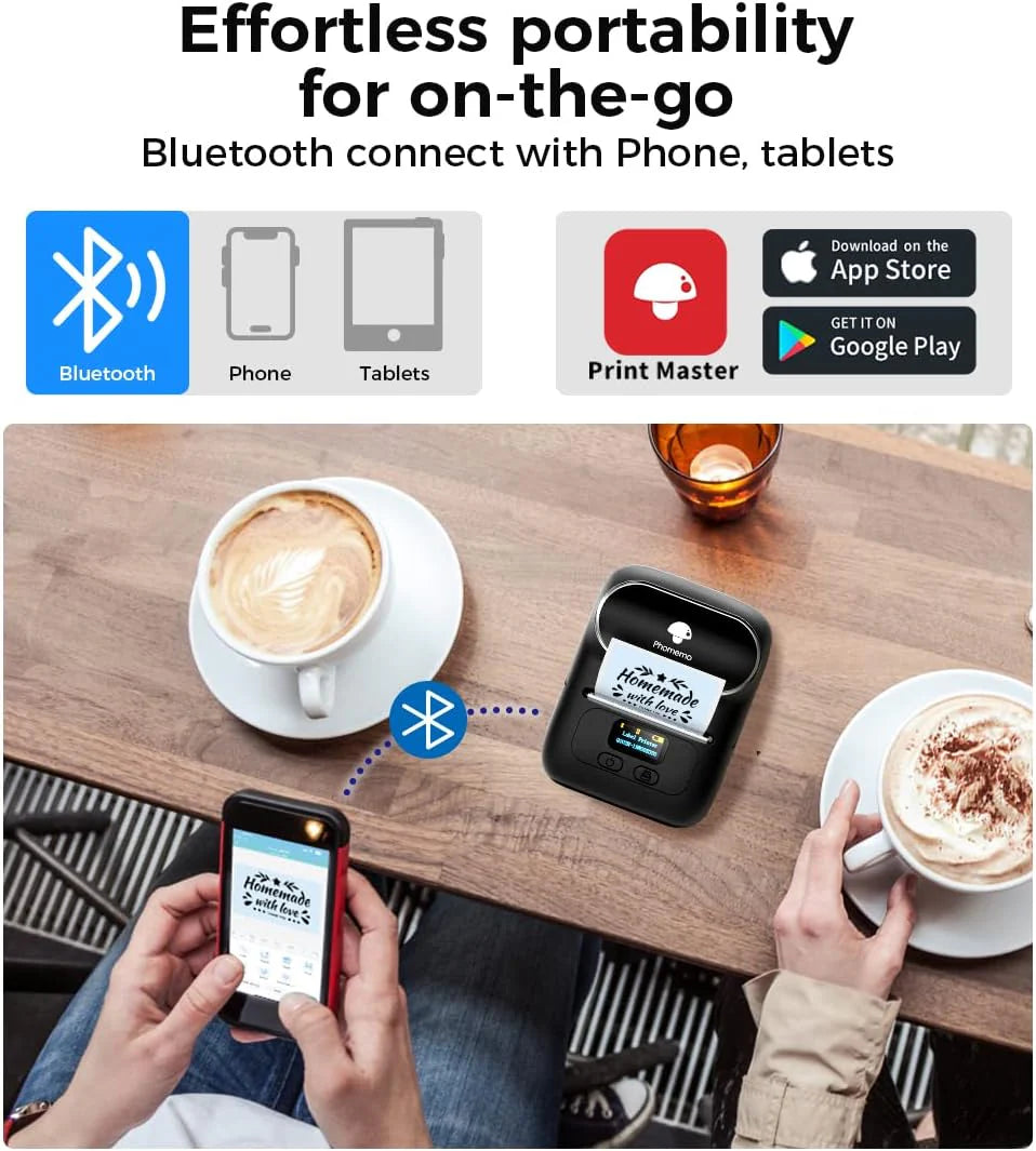 XIAOMI M110 PORTABLE PRINTER - طابعة بلوتوث للملصقات