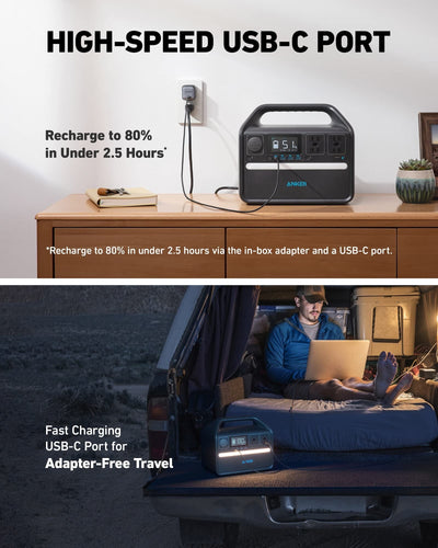 Anker 535 Portable Power Station, 512Wh