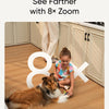 EUFY SECURITY INDOOR CAM S350, DUAL CAMERAS, 4K UHD RESOLUTION SECURITY CAMERA WITH 8× ZOOM AND 360° PTZ