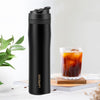 LePresso Stainless Steel Portable French Press - Black 350ML