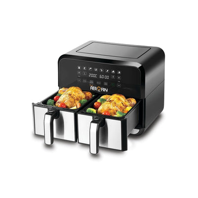 Black & Decker Digital Dual Zone Air Fryer 1700W 4L+4L Capacity
