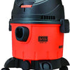 Black & Decker 1200W 10 Liter Wet and Dry Tank Drum Vacuum Cleaner, Orange/Black -