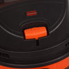 Black & Decker 1200W 10 Liter Wet and Dry Tank Drum Vacuum Cleaner, Orange/Black -