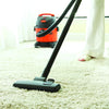 Black & Decker 1200W 10 Liter Wet and Dry Tank Drum Vacuum Cleaner, Orange/Black -