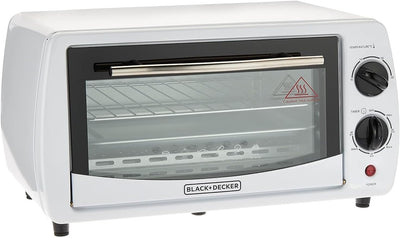 BLACK+DECKER 800W 9L Toaster Oven, 90-230° Temp Setting Double Grill With Convection