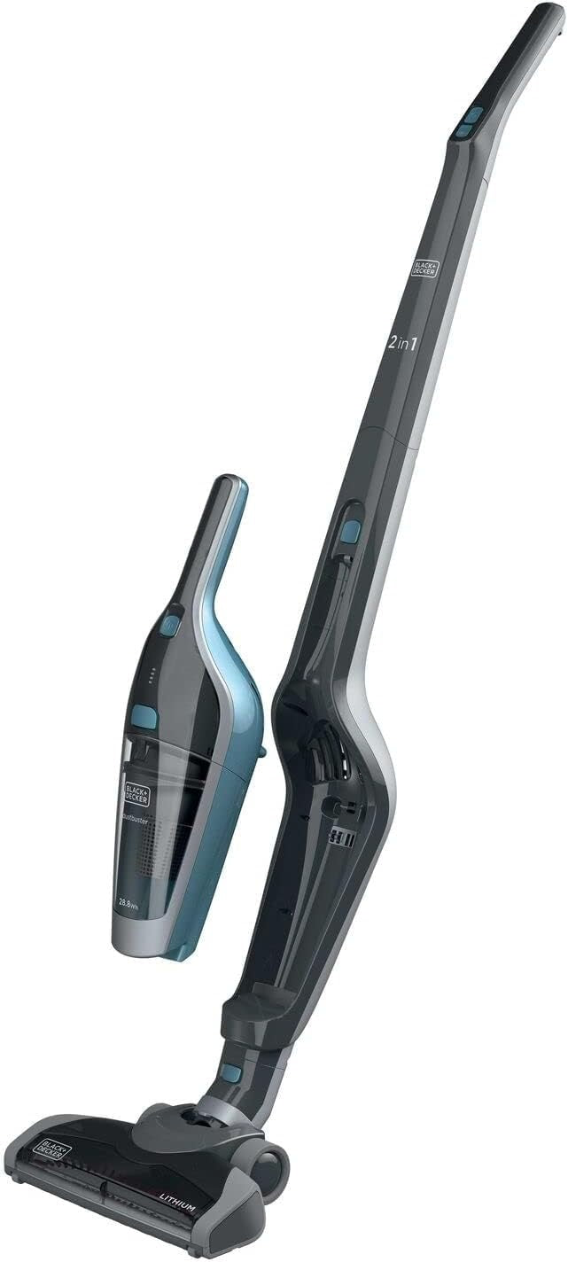 Black &amp; Decker 14.4V 28.8Wh Cordless Stick Vacuum Cleaner, 2Ah Lithium-Ion Battery 2in1 Floor
