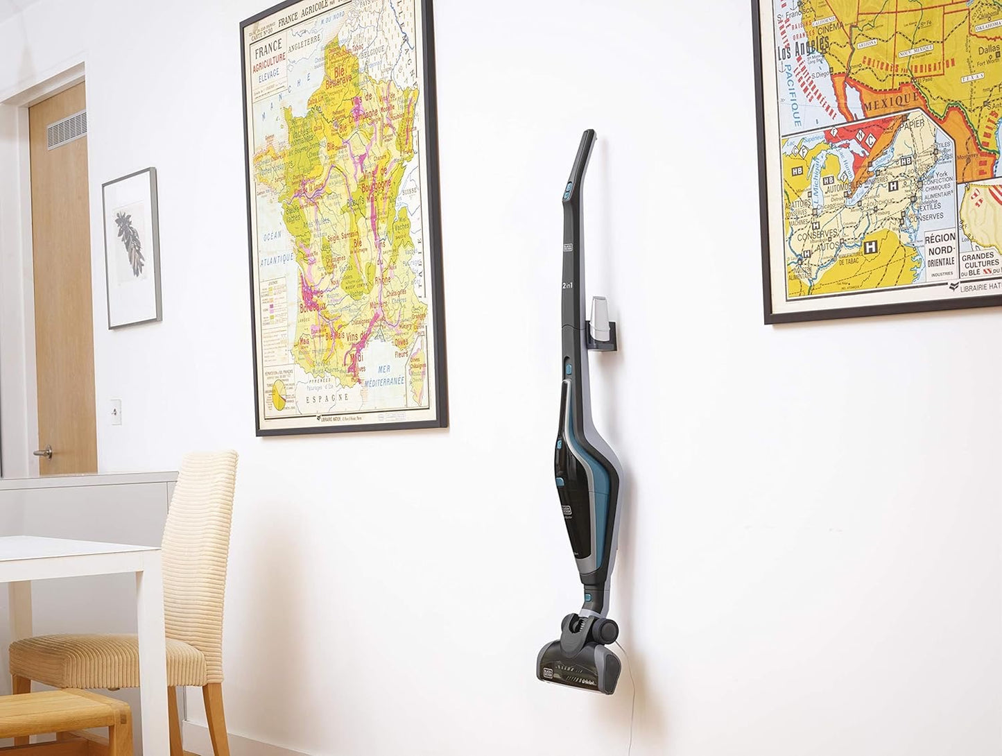 Black &amp; Decker 14.4V 28.8Wh Cordless Stick Vacuum Cleaner, 2Ah Lithium-Ion Battery 2in1 Floor